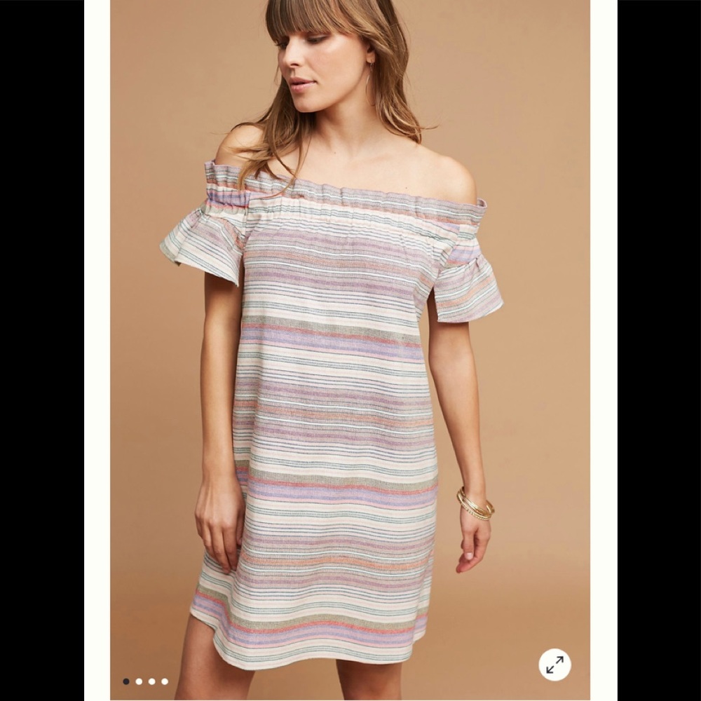 Audrie Textured Off-The-Shoulder Dress